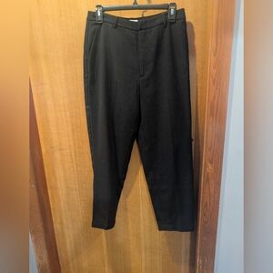 OAK + FORT Black Cropped Tailored Women's Pants